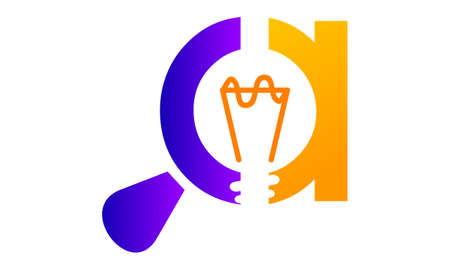 Letter C A Bulb Innovation Discovery.のイラスト素材