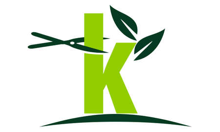 Letter K Lawnのイラスト素材