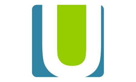 Modern Solution Letter Uのイラスト素材