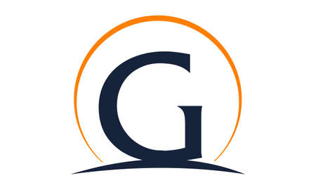 Modern Solution Letter Gのイラスト素材