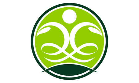 Health Life Spa and yoga vector illustration.のイラスト素材