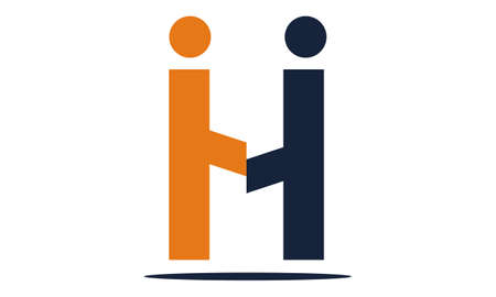 Letter H Modernのイラスト素材