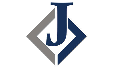 Modern Solution Letter Jのイラスト素材