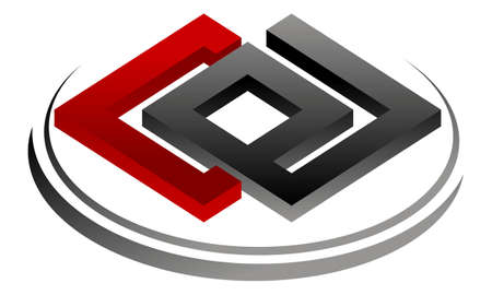 Letter C and E Modern emblem vectorのイラスト素材