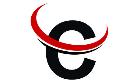 Modern icon Solution Letter Cのイラスト素材