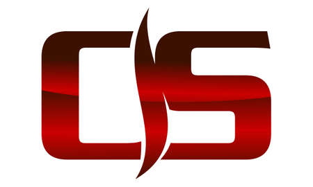 Letter CS Vapor logo concept design.のイラスト素材
