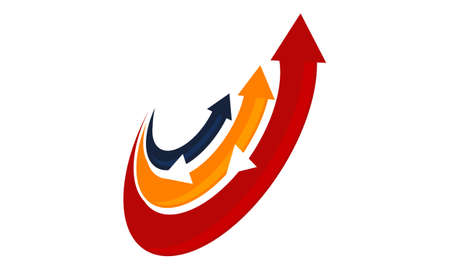 Online marketing business distribution icon on white background, vector illustration.のイラスト素材