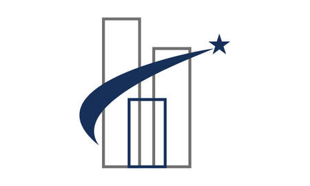 Real Estate Solution Logo Vector illustration.のイラスト素材