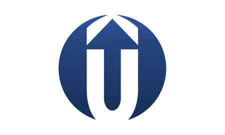 Arrow Up illustration good for logo.のイラスト素材