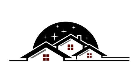 Real Estate Success illustration good for logo.のイラスト素材