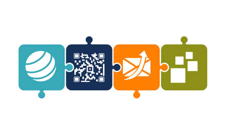 Mobility solver Logo Design Template Vectorのイラスト素材