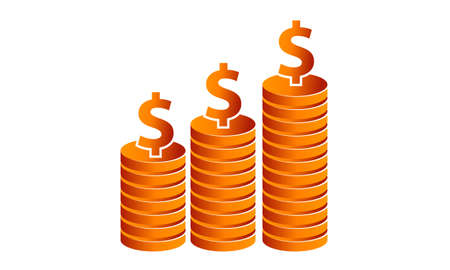 Stack Coin Investmentのイラスト素材