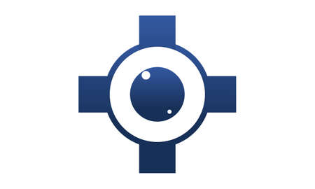 Eye care healthy logo concept design template.のイラスト素材