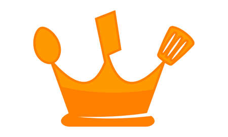 Kitchen King Logo Design Template Vectorのイラスト素材