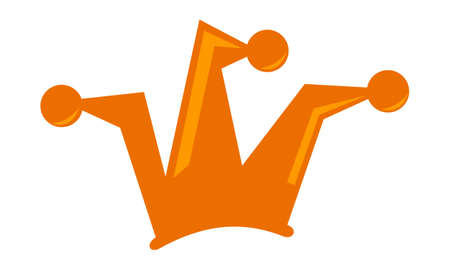 Joker Hat Design Template Vectorのイラスト素材