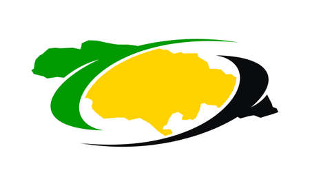 Jamaica Flower Design Template Vectorのイラスト素材