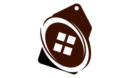 Home Tag Logo Design Template Vectorのイラスト素材