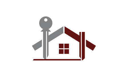 Home Buy and sell icon with keysのイラスト素材