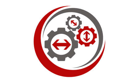 Heavy Technology Relocation icon logo vector illustration.のイラスト素材