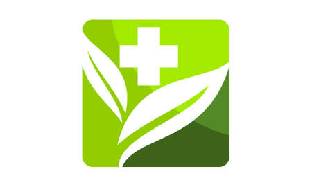 Herbal medicine Logo Design Template Vectorのイラスト素材
