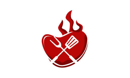 Icon Restaurant barbequesのイラスト素材