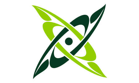 Farm Technology Logo Design Template Vectorのイラスト素材