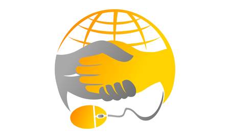 Deal Online Logo Design Template Vectorのイラスト素材