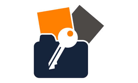 Data Protection Logo Design Template Vectorのイラスト素材