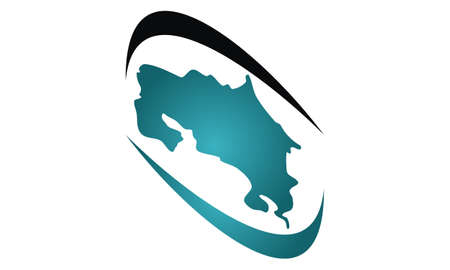 Costarica Traveling Logo Design Template Vectorのイラスト素材