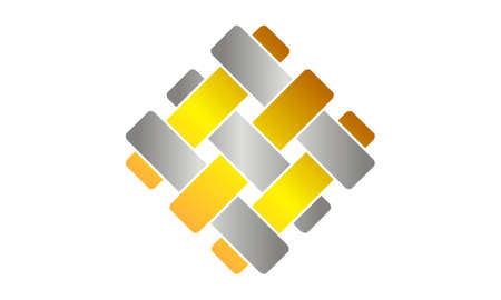 Teamwork Webbing Logo Design Template Vectorのイラスト素材