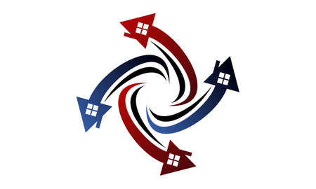 Home Buy Sell Solutionのイラスト素材