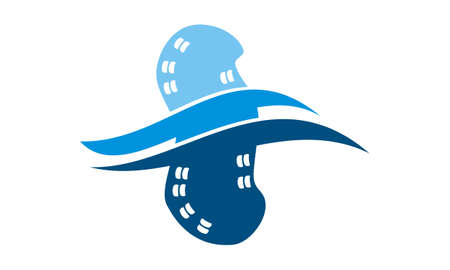 Nut Water Solution Template vector illustration.のイラスト素材