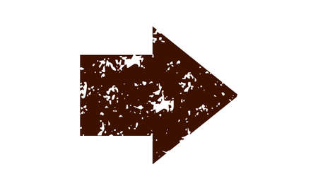 Arrow Rough Right Template Vector illustration.のイラスト素材