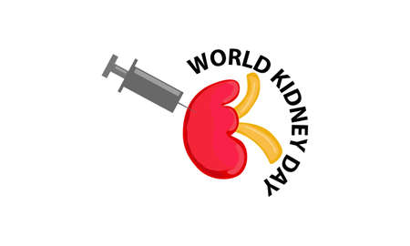World kidney day iconのイラスト素材