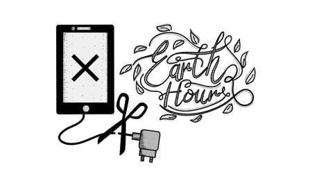 Earth Hour 60 Minute Templateのイラスト素材