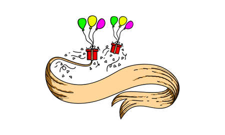 Holiday Template designのイラスト素材