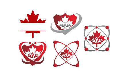Canada Community Logo Template Setのイラスト素材