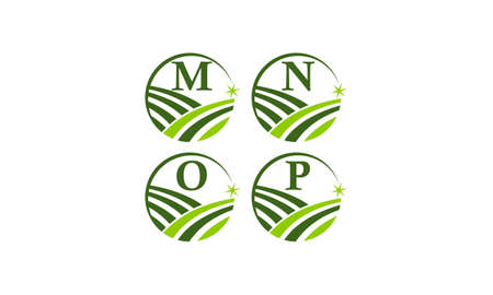 Green Project Solution Setのイラスト素材