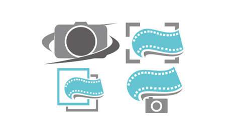 Photography Service Template Setのイラスト素材