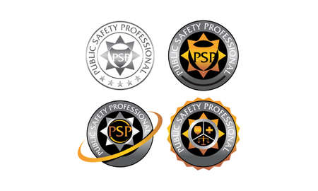 Public Safety Professional Setのイラスト素材