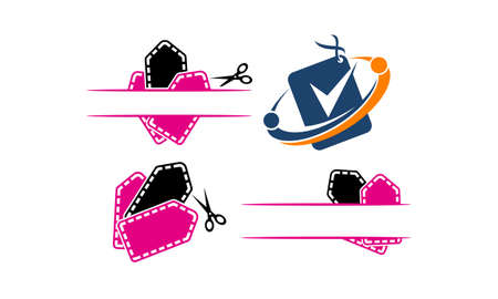 Shop Discount Template Setのイラスト素材