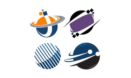 IT Technology Transfer Setのイラスト素材