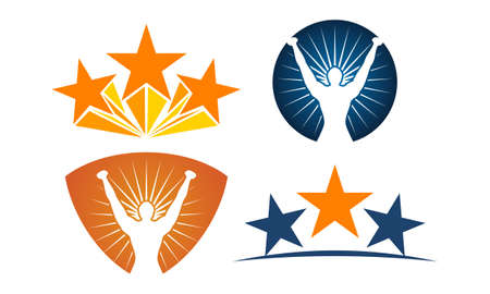 Success, life, coaching icon set.のイラスト素材