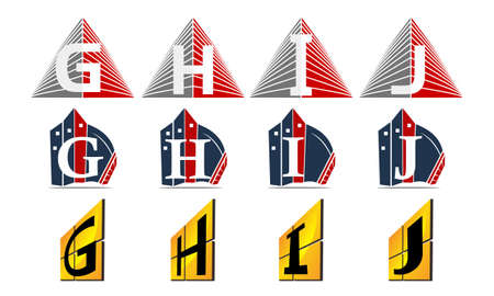 Home Real Estate Solutions Setのイラスト素材