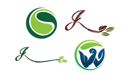 Icon Modern Template design Set illustration.のイラスト素材