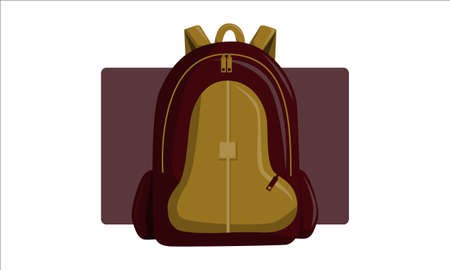 Bag vector illustration. Back to School theme designのイラスト素材