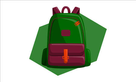 Bag vector illustration. Back to School theme designのイラスト素材