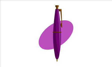 Pencil Pen Design Template Isolated Vectorのイラスト素材