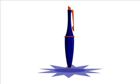 Pencil Pen Design Template Isolated Vectorのイラスト素材