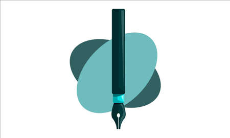 Pencil Pen Design Template Isolated Vectorのイラスト素材